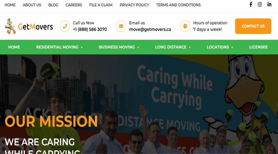 Get Movers Oakville ON