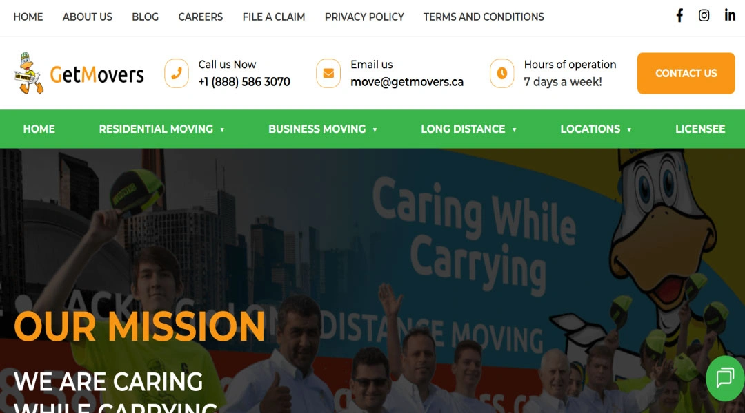 Get Movers Oakville ON